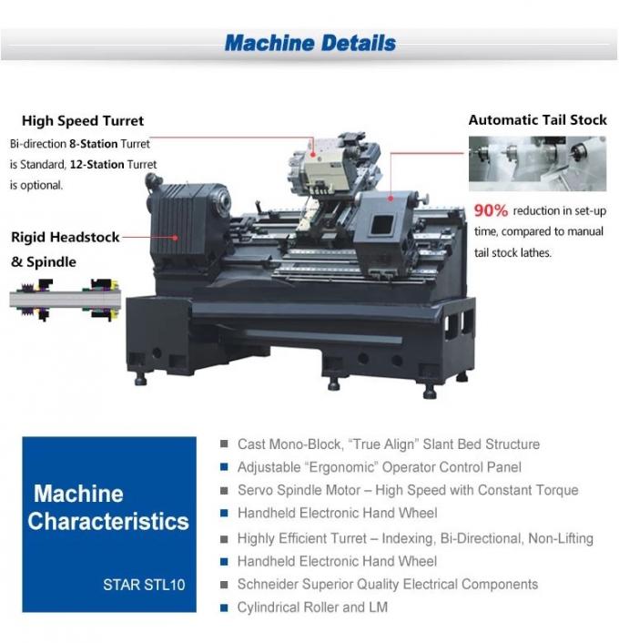 Cnc HDSTL12 liegen cnc-Maschinerie niedriger Preis der Bettdrehbank-Werkzeugmaschinen-hohen Qualität schräg, die Großhandelslieferant herstellt