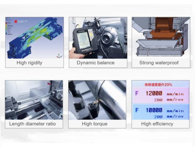werkzeugmaschinendrehbankgeistesgroßhandelshersteller supplie Servomotor-CAK80285 China cnc-Drehbankmaschinenpreis cnc Drehen