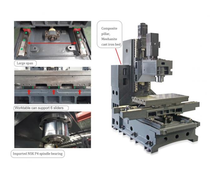 HDME85 vmc850 vertikale Mitte maschineller Bearbeitung cnc   4 Achse Fräsmaschine 5 Achse cnc   cnc-Maschineriegroßhandelslieferant stellt her
