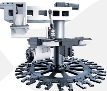 Schwere vertikale CNC-Drehmaschine VTC250140H Max.Swing-Durchmesser 3000mm Neue Energielager CNC-Vertikaldrehmaschine 9