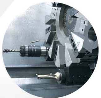 Präzisions-CNC-Drehmaschine mit großem Spindelbereich HTC40Q BMT55 Power-Revolver Schrägbett-CNC-Drehmaschine mit Y-Achse 8