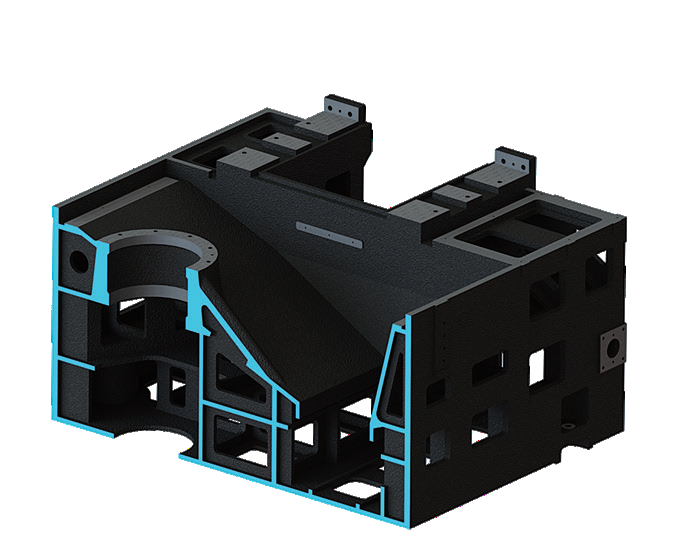 Große vertikale Metall-CNC-Drehmaschine V8H Max. Schneidhöhe 850 mm Fanuc CNC-Fräsen Vertikal-Drehmaschine 1