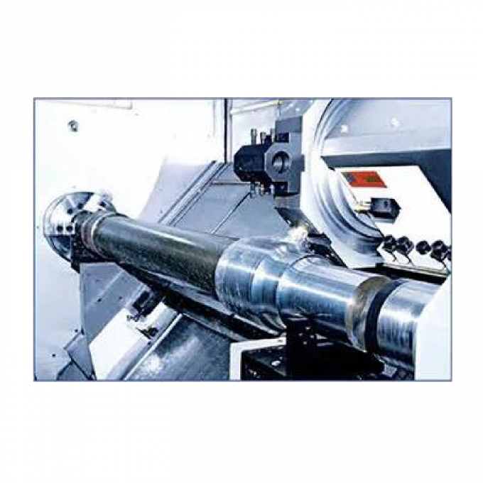 Horizontale CNC-Drehmaschine HTC50nm Fanuc-System Schrägbett CNC-Drehzentrum 8