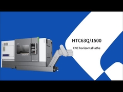 SMTCL Schrägbett CNC-Drehmaschine HTC63Q Maximale Schneidlänge 3000 mm Horizontale CNC-Drehmaschine