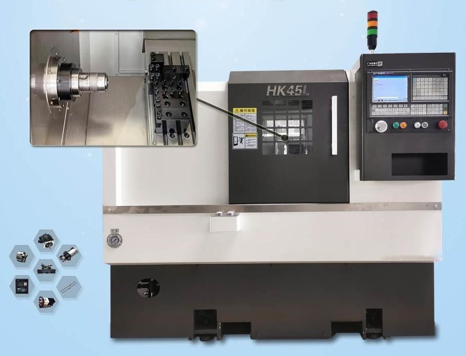 D300mm-Messer-Reihen-Art CNC-Drehbank-Werkzeugmaschinen-Posten HK45L