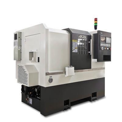 Einzelne Spindel CNC-Drehbank bearbeitet die HK35L-Messer-Reihen-Art maschinell, welche die Verarbeitung dreht