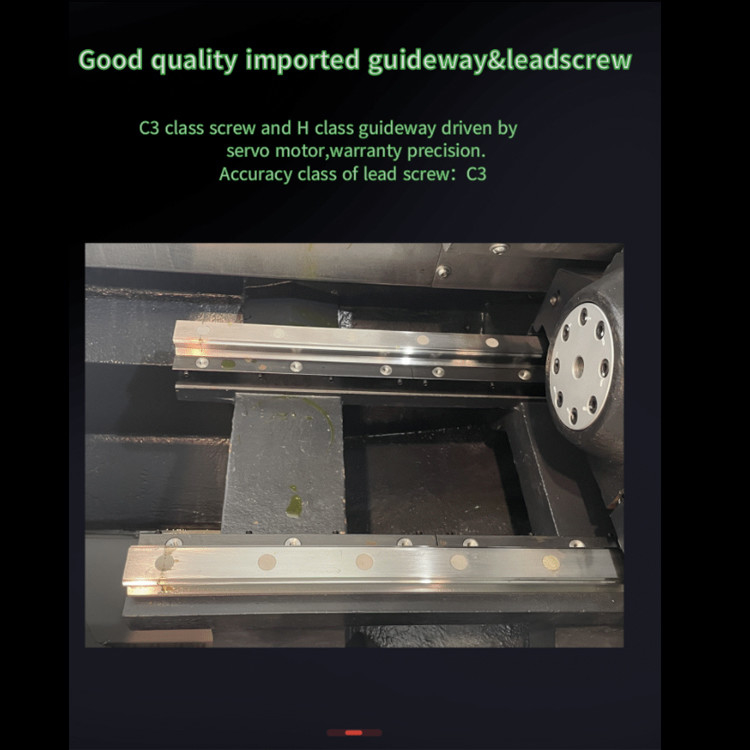 SMTCL CNC Dreh- und Zentrum-Fräsmaschine HTC40E Schrägbett CNC Drehmaschine für Metall