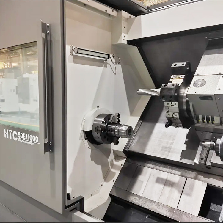 SMTCL CNC Drehmaschine HTC 50n Fanuc Controller Live Werkzeugbau Schrägbett CNC Drehmaschine Horizontales CNC Drehzentrum