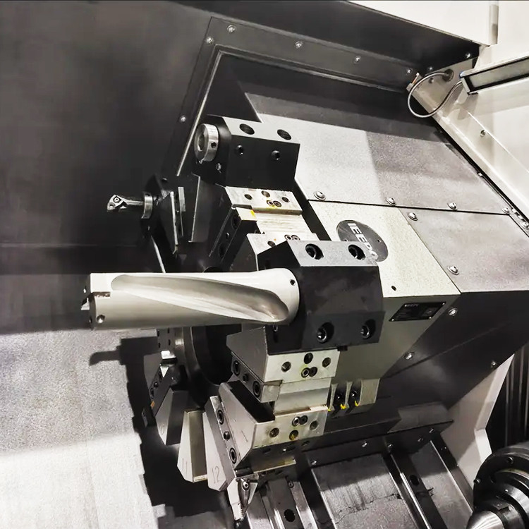 SMTCL CNC Drehmaschine HTC 50n Fanuc Controller Live Werkzeugbau Schrägbett CNC Drehmaschine Horizontales CNC Drehzentrum