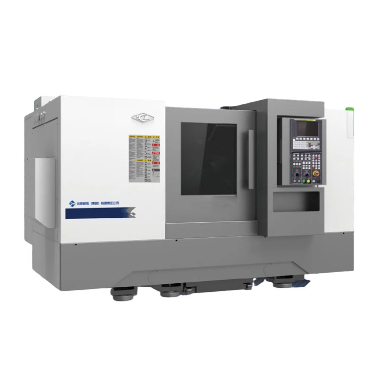 SMTCL CNC Dreh- und Zentrum-Fräsmaschine HTC40E Schrägbett CNC Drehmaschine für Metall