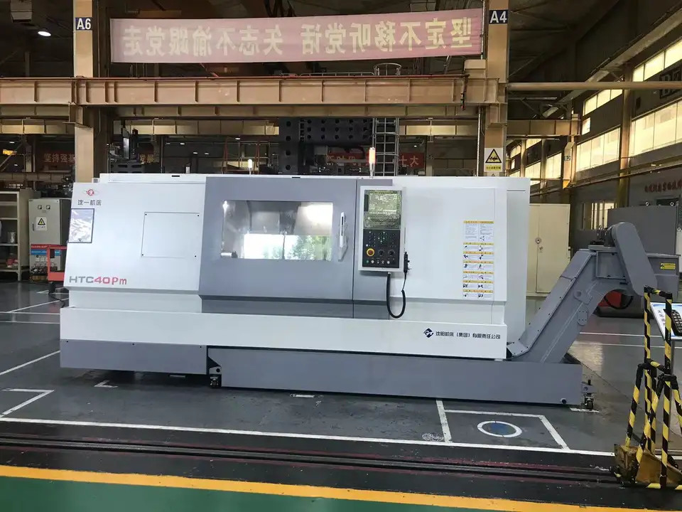SMTCL CNC Drehmaschine HTC40P Schrägbett Drehmaschine CNC Fräsmaschinen CNC Drehzentrum für Stahl