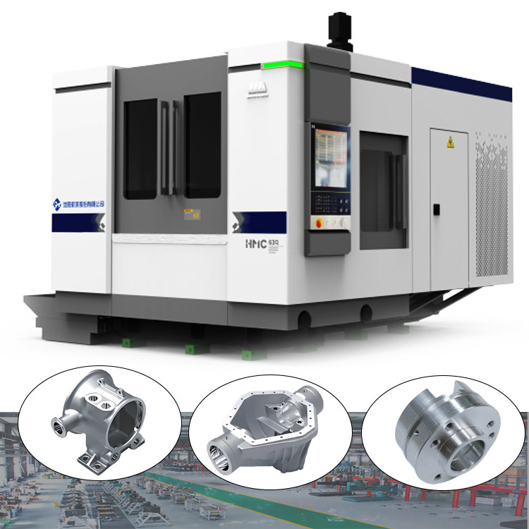 5 Achsen Horizontales Bearbeitungszentrum HMC63Q Hochpräzisions-CNC-Werkzeugmaschinen