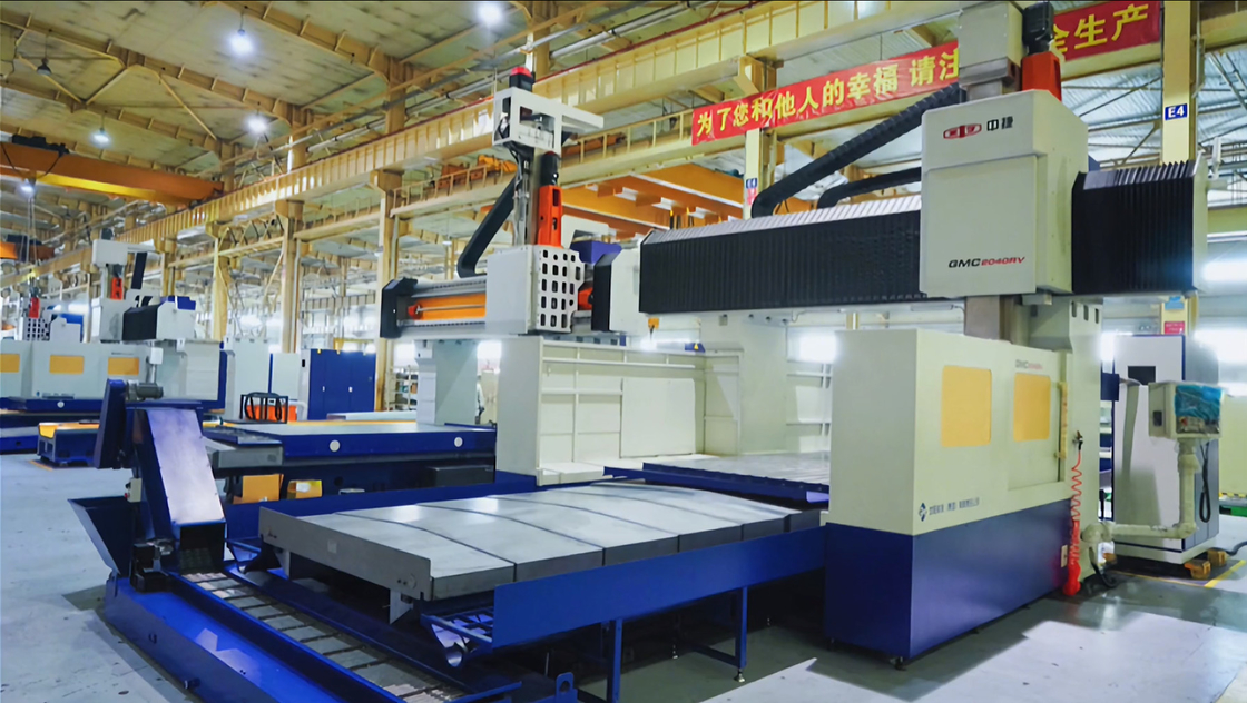Gantry-Bearbeitungszentrum GMC3080 Hochgeschwindigkeitsmaschine mit festem Arbeitsplatz