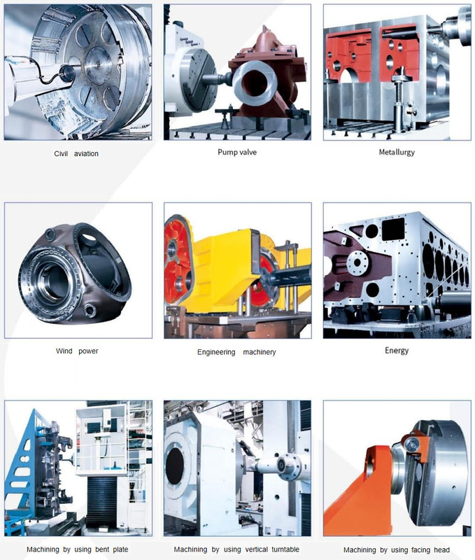 SMTCL Schwere 5-Achsen-CNC-Bohrmaschinen TH65110 Horizontales Bearbeitungszentrum