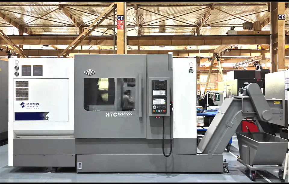 SMTCL Metall Schrägbett CNC Drehmaschine HTC50E Fanuc Dreh- und Fräszentrum CNC Drehmaschine