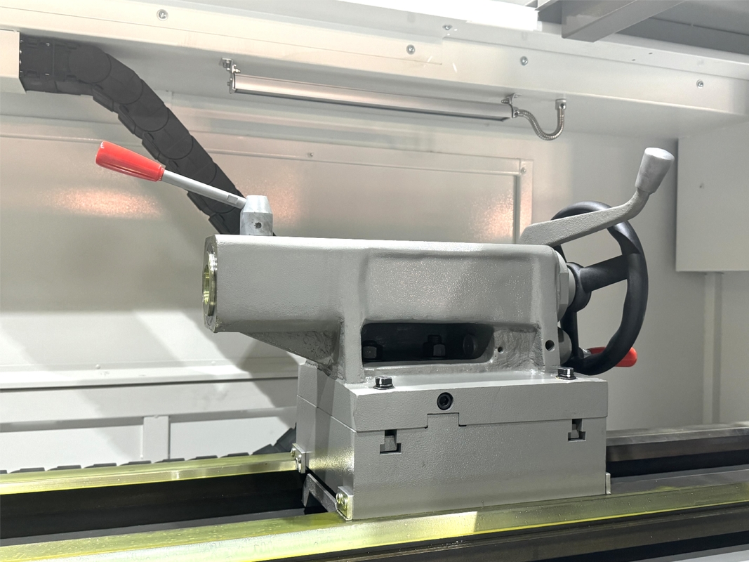 SMTCL Großes CNC-Drehwerk CAK63200 Spindelbohrung 104mm Schwermetall Horizontales Flachbett CNC-Drehwerk