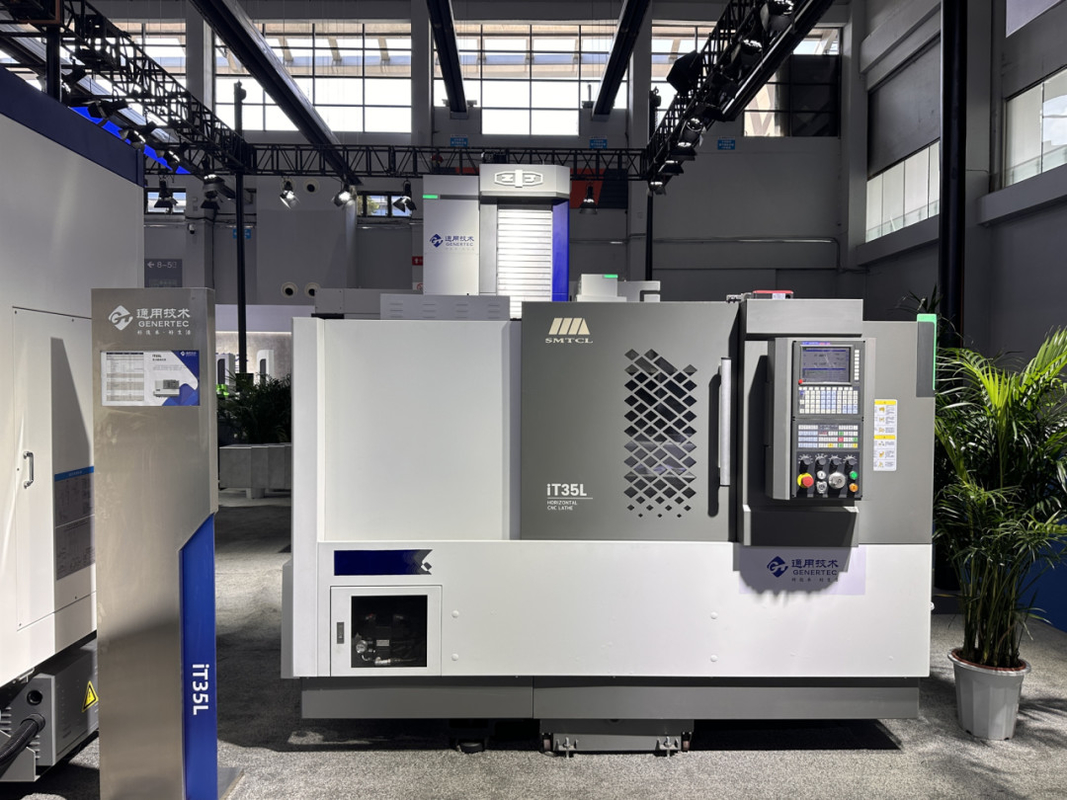 SMTCL Horizontale CNC-Drehmaschine Metalldrehmaschine IT35L CNC-Fräsmaschine Schrägbett CNC-Drehmaschine