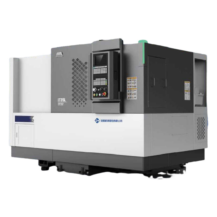 SMTCL Schrägbett CNC-Präzisionsdrehmaschinen IT35L Kleine CNC-Drehmaschine mit Live-Werkzeugmaschine CNC-Drehmaschine für Metall