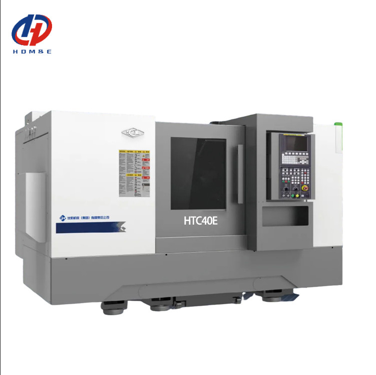 CNC Drehmaschine HTC40E Hochpräzision CNC Horizontale Drehmaschine 30 Grad Schrägbett CNC Drehmaschine