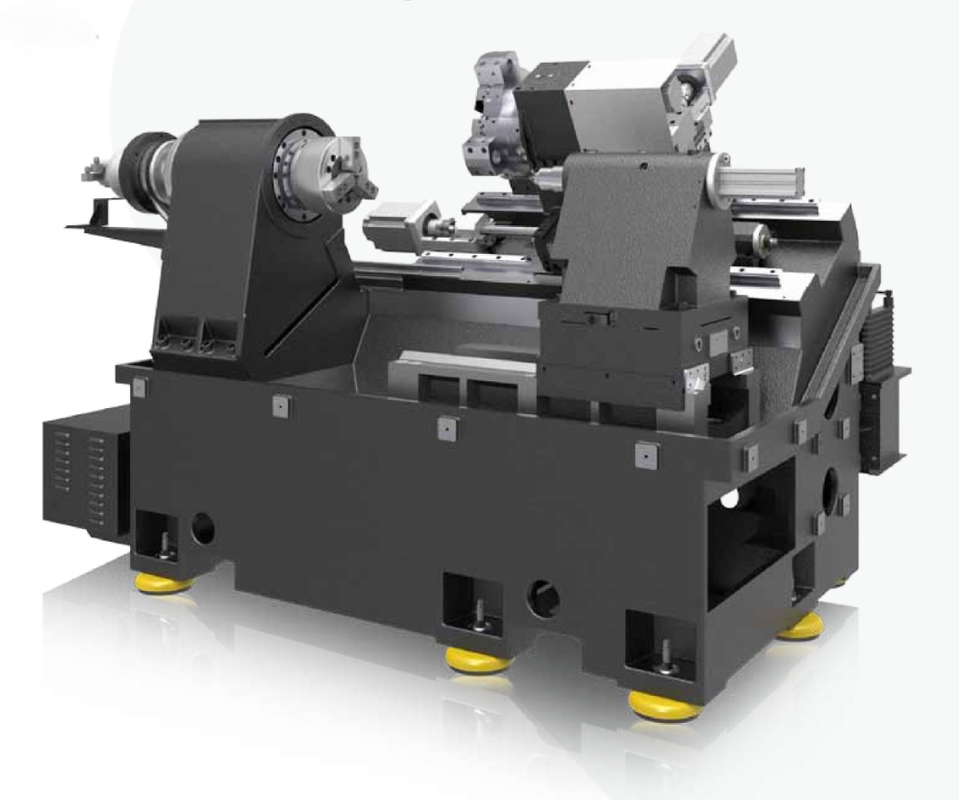 CNC Drehmaschine HTC40E Hochpräzision CNC Horizontale Drehmaschine 30 Grad Schrägbett CNC Drehmaschine