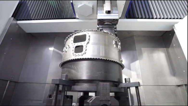 Schwere vertikale CNC-Drehmaschine VTC250140H Max.Swing-Durchmesser 3000mm Neue Energielager CNC-Vertikaldrehmaschine