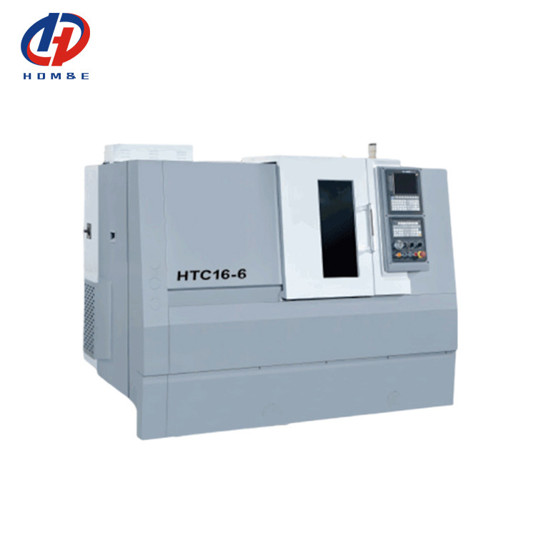 Kleinteile Bearbeitung CNC Drehmaschine HTC16-6 Hülle Spindel Gang Werkzeug Schrägbett CNC Drehmaschine