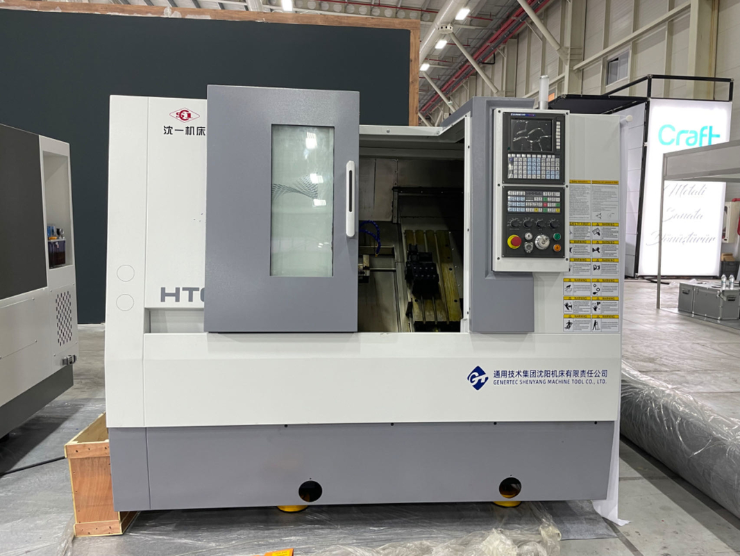 Kleinteile Bearbeitung CNC Drehmaschine HTC16-6 Hülle Spindel Gang Werkzeug Schrägbett CNC Drehmaschine