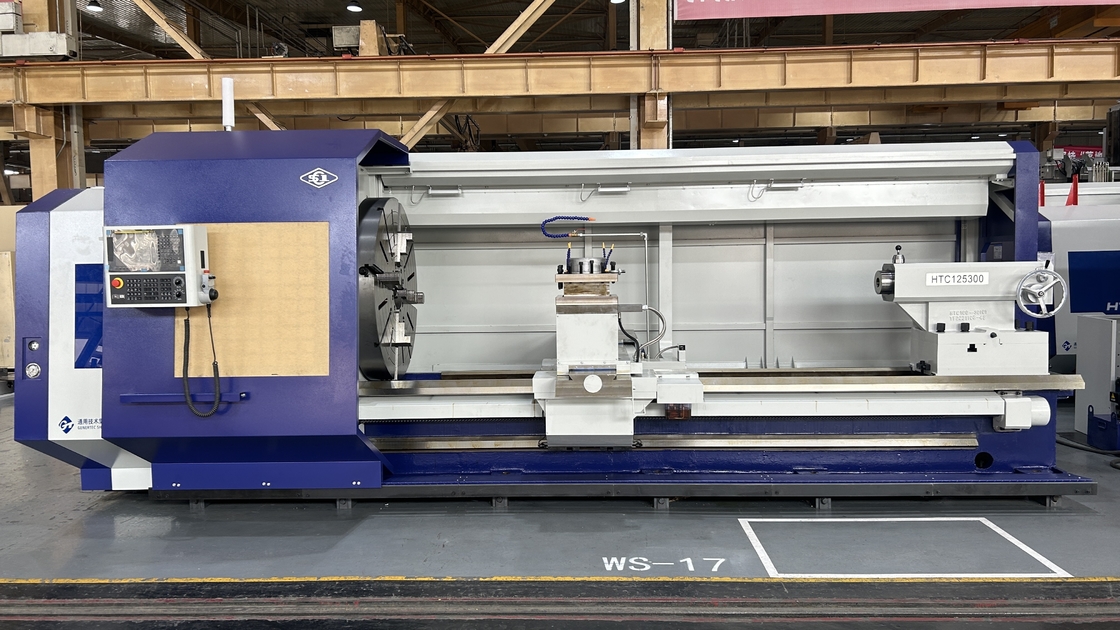 SMTCL Schwere CNC-Flachbett-CNC-Drehmaschine HTC125150 Spindeldurchmesser 130 mm Große CNC-Drehmaschine