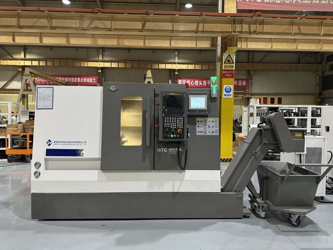 SMTCL Horizontale CNC-Drehmaschine HTC40H/500 Automobil Mandrels Motorwellen Getriebewellen Verarbeitung CNC-Drehmaschine