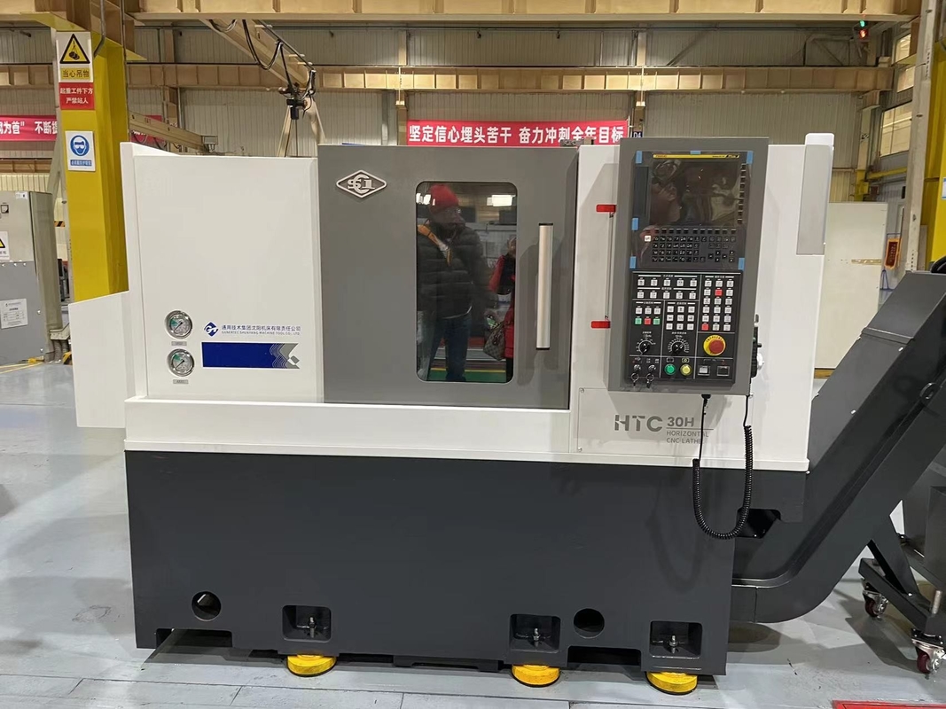 Slant-Bett CNC-Drehmaschine HTC30H Hochpräzisionsverarbeitung verschiedener Kleinteile CNC-Drehmaschine