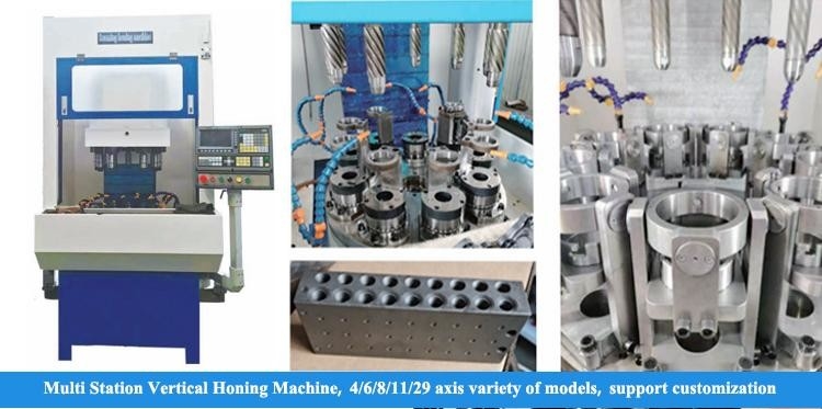 Vertikal schliffende und schleifende Maschine HDHJ3545 Anpassungsfähige Mehrstation 4/6/8/11/29 Achsenschliffende Maschine