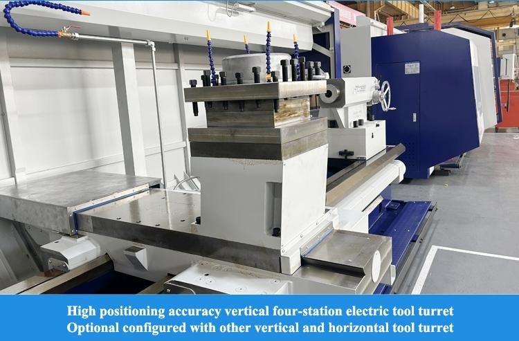 SMTCL Schwere CNC-Drehmaschine 5000mm HTC125500 Horizontales Flachbett CNC Schwere Drehmaschine