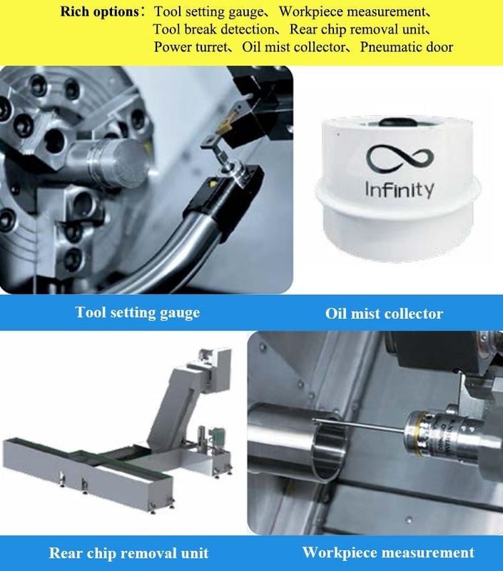 SMTCL Horizontale CNC-Drehmaschine HTC40H/500 Automobil Mandrels Motorwellen Getriebewellen Verarbeitung CNC-Drehmaschine
