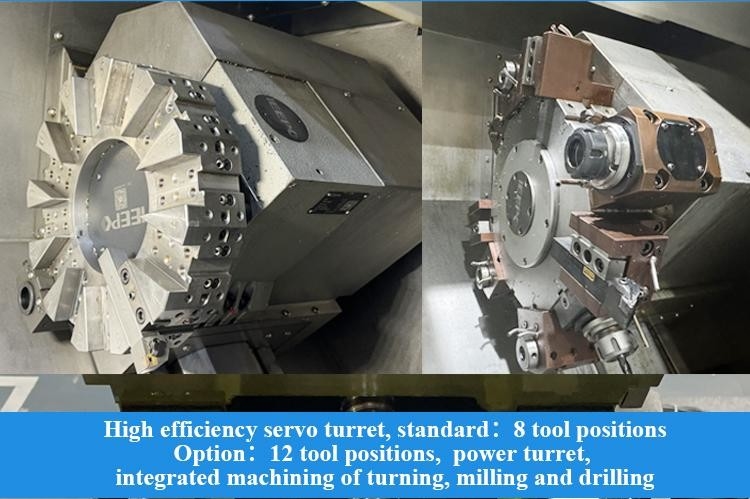SMTCL Hard Rail CNC Drehscheibe HTC40S Hohe Steifigkeit Große Spanne A2-8 Spindelgeschwindigkeit 4000r/min Schrägbett CNC Drehscheibe