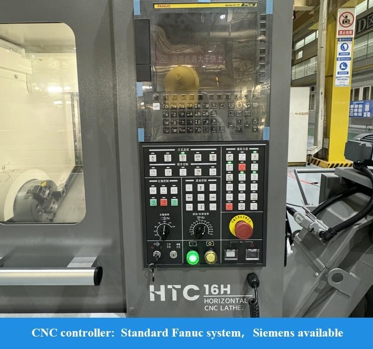 SMTCL Kleinteilebearbeitung HTC16H Metall Schrägbett CNC Drehmaschine 8 Stationen Horizontale CNC Drehmaschinen