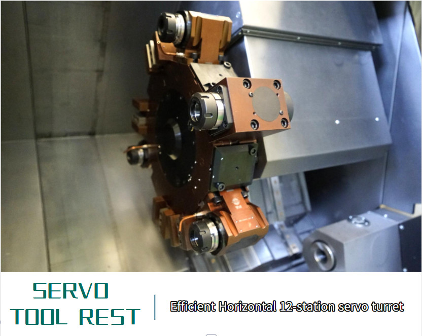 SMTCL Schrägbett CNC-Drehmaschine HTC63Q Maximale Schneidlänge 3000 mm Horizontale CNC-Drehmaschine