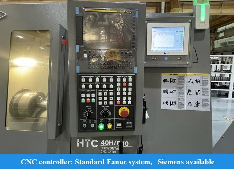 SMTCL Schrägbett CNC-Drehmaschine HTC63Q Maximale Schneidlänge 3000 mm Horizontale CNC-Drehmaschine