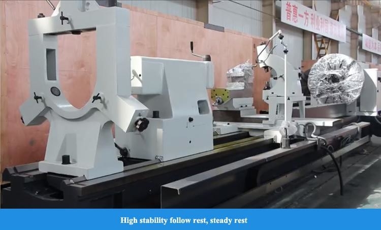 12 Meter Drehmaschine CW61125D Lastlager 6T Spindel Bohrdurchmesser 120mm Schwere manuelle Drehmaschine