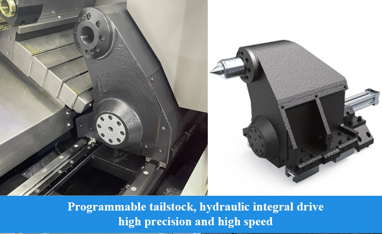 SMTCL Schrägbett CNC Drehmaschine Horizontale 8 Stationen Servo Turm IT35L Hard Machining Metall CNC Drehmaschine