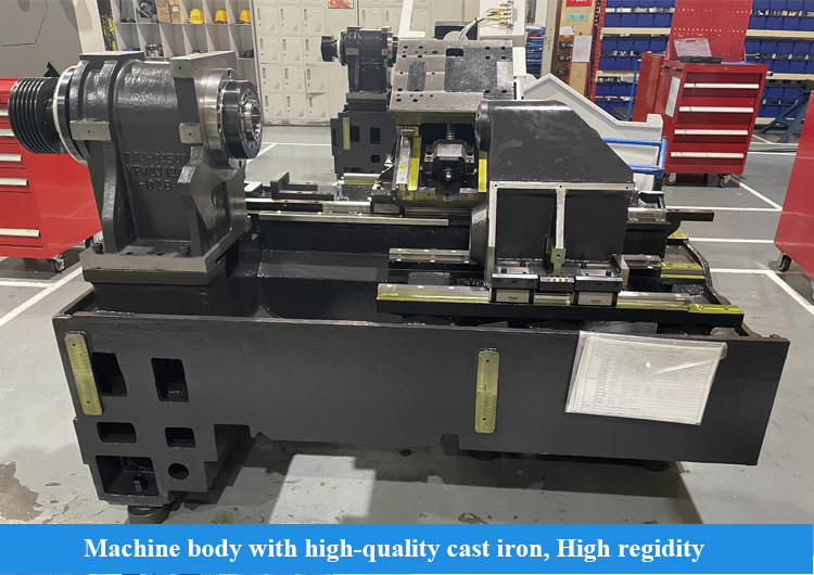 SMTCL Schrägbett CNC Drehmaschine Horizontale 8 Stationen Servo Turm IT35L Hard Machining Metall CNC Drehmaschine
