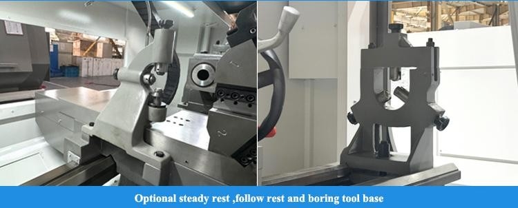 SMTCL Hochpräzisions-horizontale Drehmaschine CAK5085 Metallschneidemaschine SMTCL Flachbett-Cnc-Drehmaschine
