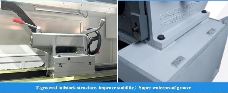 SMTCL Hochpräzisions-horizontale Drehmaschine CAK5085 Metallschneidemaschine SMTCL Flachbett-Cnc-Drehmaschine