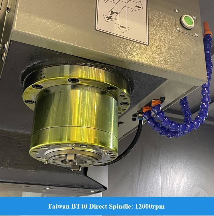 SMTCL VMC850Q 3 Achsen vertikaler Bearbeitungszentrum 4 Achsen CNC-Fräsmaschine mit Drehtisch