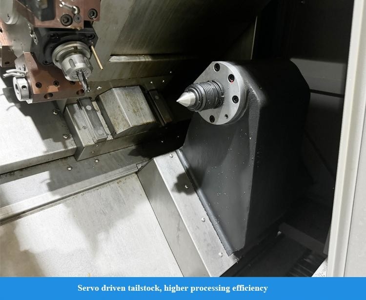 SMTCL CNC Drehzentrum HTC40Hm Max.Schneidlänge 450mm angetriebenes Werkzeug CNC Drehmaschine