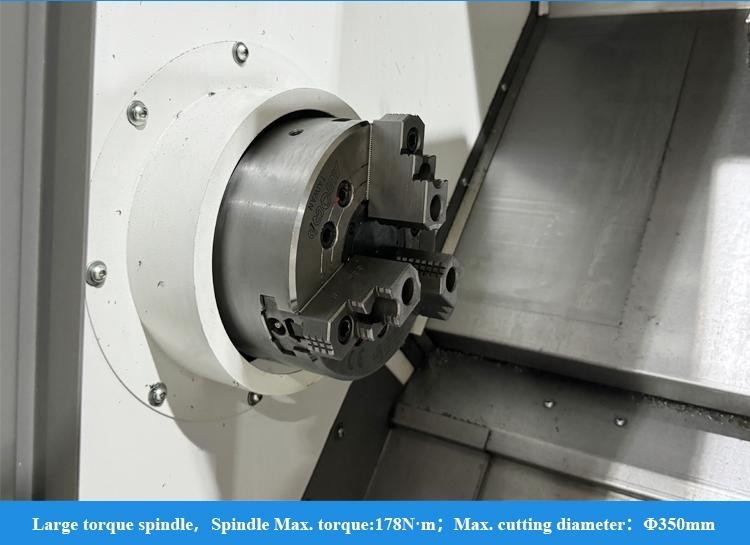 SMTCL CNC Drehzentrum HTC40Hm BMT55 12 Positionen Power Turret CNC Drehmaschine Combo mit Y-Achse
