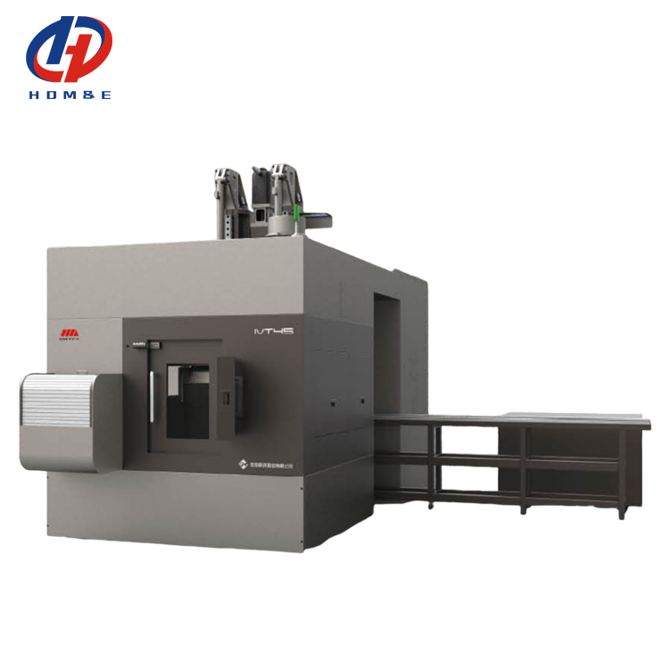 Automatisches Be- und Entladen mit umgekehrter vertikaler CNC-Drehmaschine IVT45 Automatische Produktionslinie