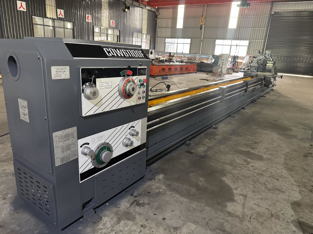 CW6180F Schwere Horizontale Konventionelle Drehmaschine, Hochsteife Führungsbahnen, Breite 600 mm, Bodenständige Manuelle Drehmaschine