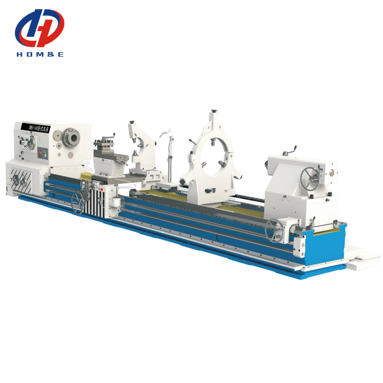 Leistungsstarke Schwerlast-Drehmaschine CW61125 mit großer Spindelbohrung 130 mm, gewöhnliche horizontale Leit- und Zugspindeldrehmaschine