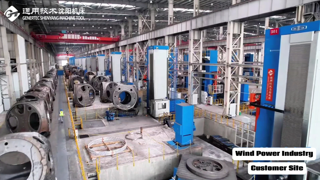 SMTCL P-Force CNC-Bodenfräs- und Bohrmaschine für die Windkraftindustrie