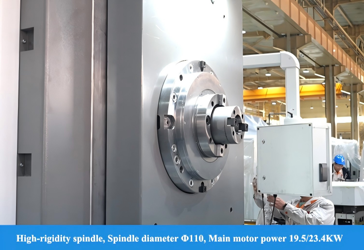 SMTCL Horizontale Fräsmaschine TK6511 CNC-Fräsmaschine SIEMENS System 5 Achsen-Bearbeitungszentrum